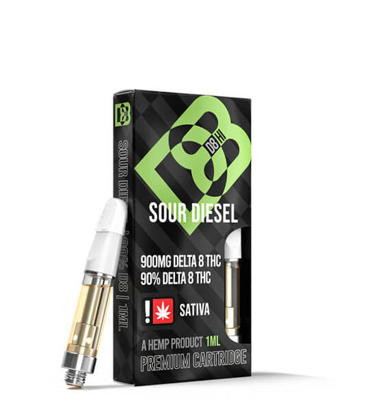 D8-HI Sour Diesel delta 8 threaded cartridge