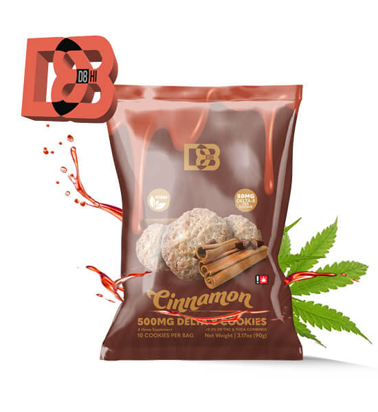 D8 HI cinnamon delta 8 THC 500mg cookies product